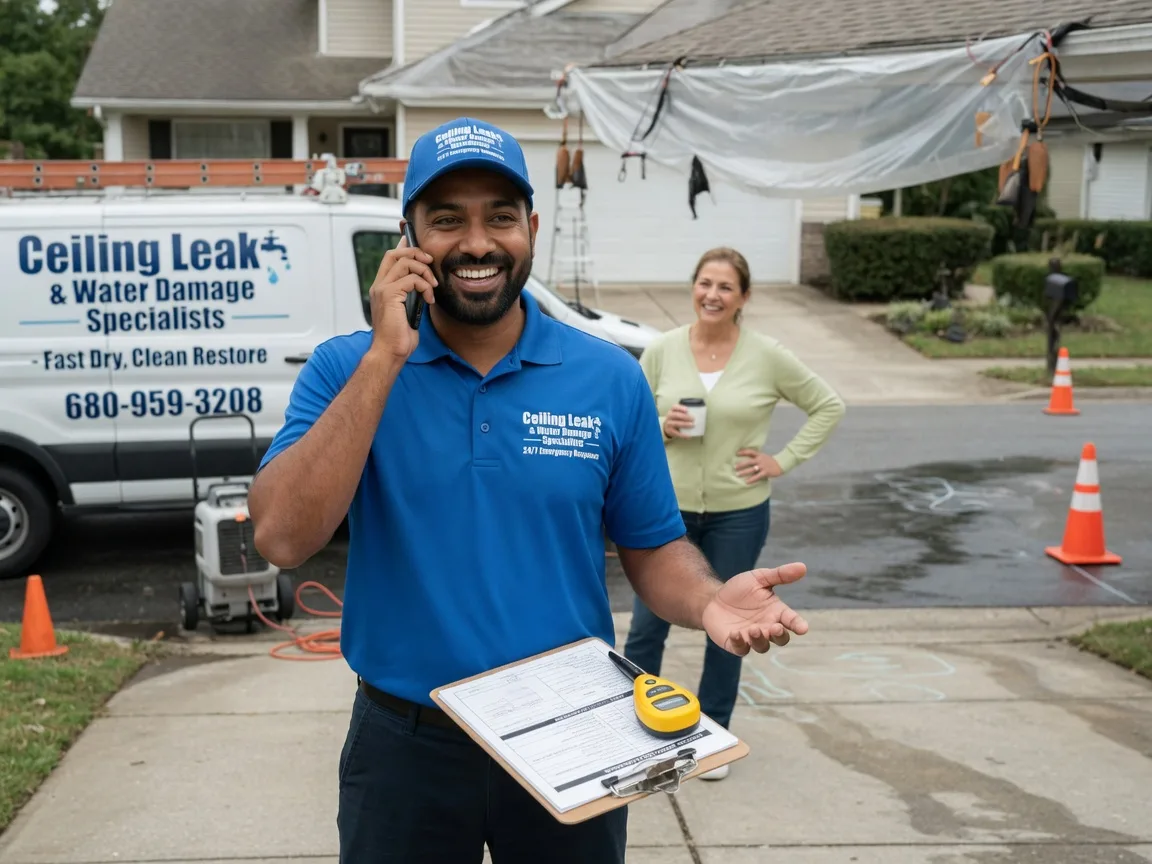 Ceiling Leak Cleanup Catawba, NC FAQs